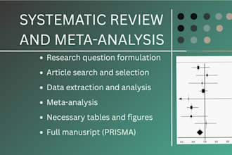 conduct a comprehensive systematic review and meta analysis