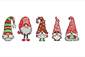 do embroidery digitizing into dst pes jef file in 1 hour