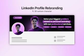 design professional linkedin banner, facebook cover, youtube banner