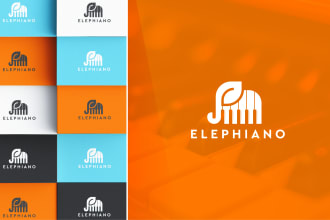 create flat unique modern minimalist business logo design in 24 hours