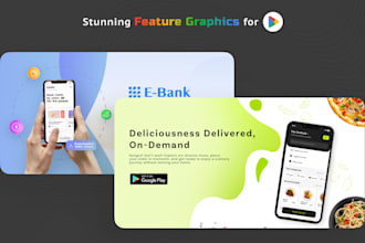 create feature graphic design for your app listing