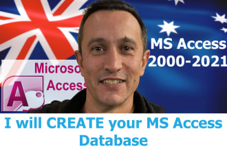 create your ms access database