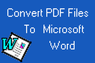 convert files to ms word