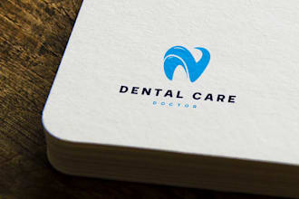design dental health care hospital clinic and medical logo
