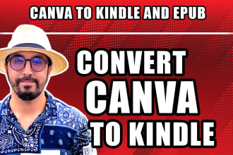 convert canva to kindle epub mobi ebook formatting