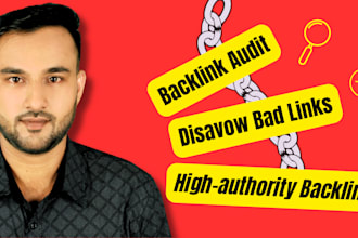 do backlink audit and disavow bad links with high authority linking