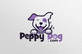 do modern pet, dog, cat, or animal logo design