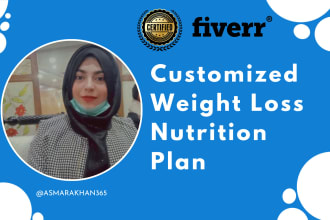 customized weight loss nutrition plan
