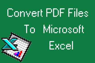 convert files to ms excel