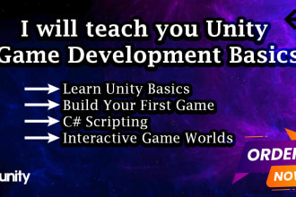 teach you unity game development basics