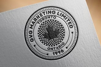 design rubber stamp, digital stamp and company seal