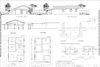 be your architect, draftsman for house plans, 2d floor plan