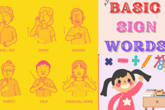 basic sign words of sign language