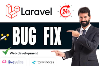 fix bugs on your laravel livewire tailwind website