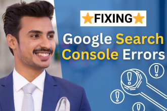 fix all google search console errors and indexing issues
