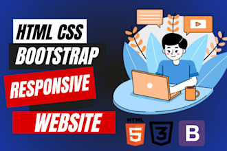convert psd canva figma and xd to html css responsive bootstrap websites