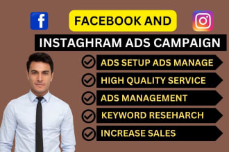 run profitable facebook ads campaign and instagram ads campaign