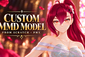 create a custom mmd model from scratch in pmx format