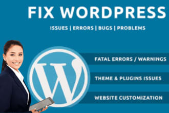 fix wordpress critical errors, install plugins, create subdomain, speed optimize