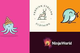 design a perfect author or minimalist logo for you
