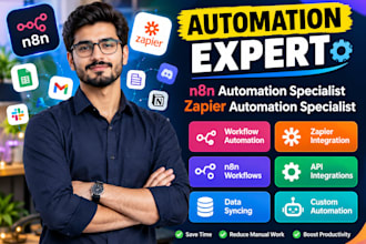 make automation expert n8n automation specialist zapier automation specialist