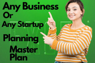 create business plan or planning of any startup