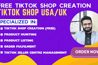 be your VA and consultant for tiktok shop in USA and UK