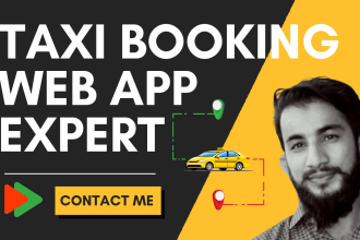 design and develop a taxi booking website or taxi booking app