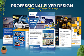 design professional flyers, leaflets, and brochures for you