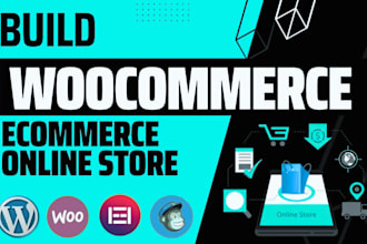 create woo commerce store and ecommerce website