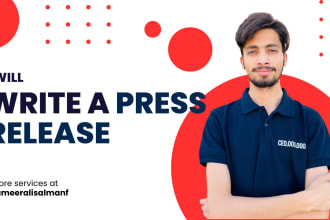 write a press release that will make it to news