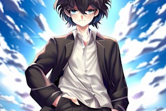 draw a manga character
