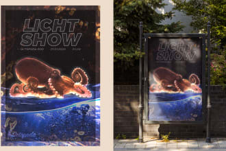 design you a professional commercial poster