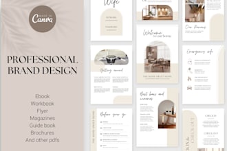 design professional ebook, workbook, guidebook, magazine