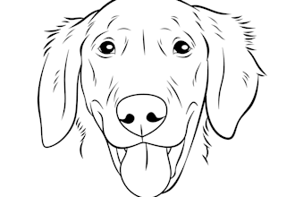 turn your pet into line art