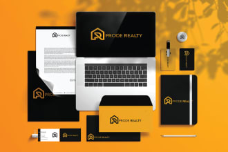 create minimalist logo and visual identity package