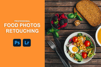 edit and retouch your food photography photos