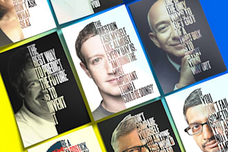 do a professional minimalist poster or artwork or cover