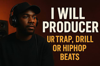 make a custom trap or hip hop instrumental beat