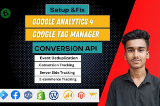fix tiktok pixel, facebook pixel conversion API, google analytics 4 by GTM