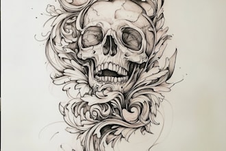 create unique custom tattoo design