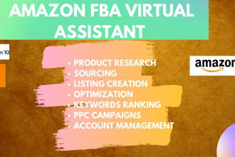 be your amazon fba virtual assistant for private label