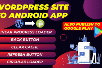 convert wordpress website to android app apk using webview