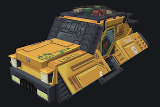 make various blockbench models for minecraft or game