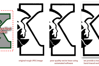 vector trace any logo or image