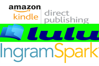 book uploading for amazon kdp lulu ingramspark  book uploading help