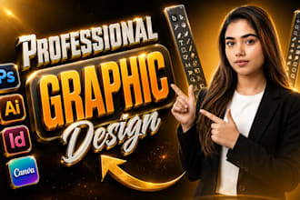 be your all in one expert  graphic designer