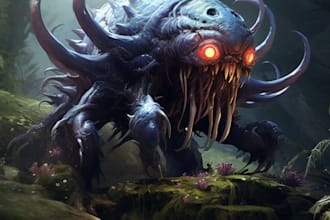 draw your fantasy creatures and characters