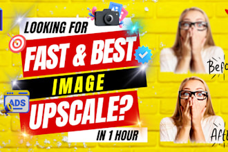 fix blurry photo, enhance, sharpen and upscale photos to 4k
