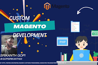 magento custom development, setup, extensions, optimization